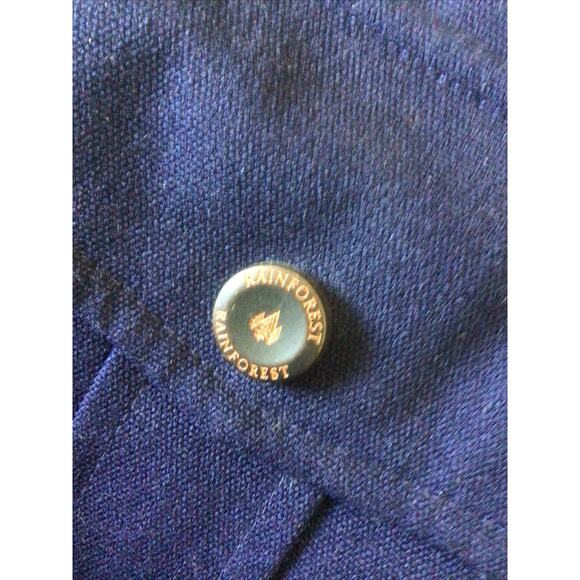 Rainforest Men's Navy Blue Thermolux Quilted Jacket Sz XL $495 - Picture 9 of 16